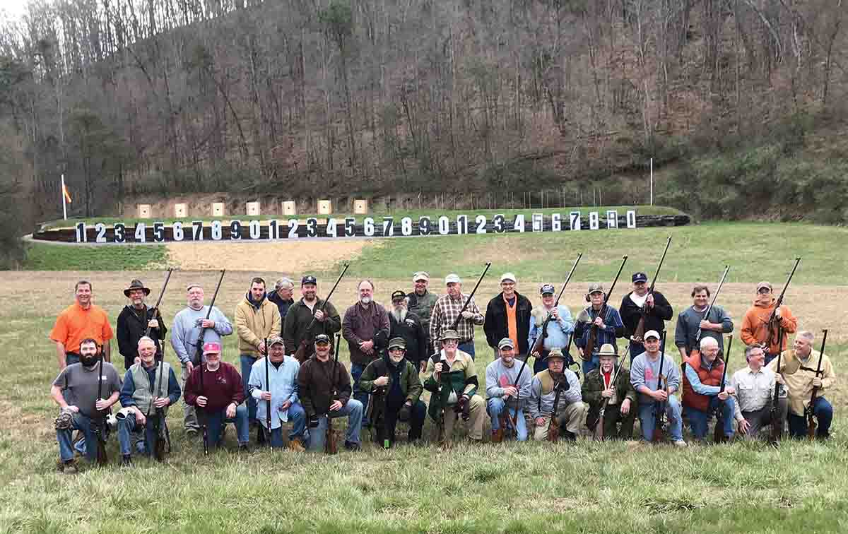 Happy shooters at the 30th Annual 2017 Long Range Muzzle Loading Match in Oakridge, Tennessee.